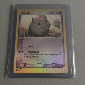 Pokemon TCG: Spoink eReader 78/97 Reverse Holo